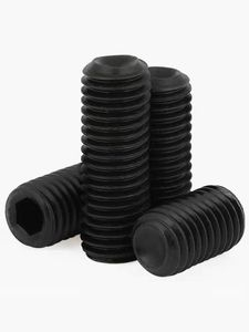 Gelegeerd stalen stelschroef kwaliteit 10,9 12,9 met zwarte afwerking din916 din913 ASME B 18,3 